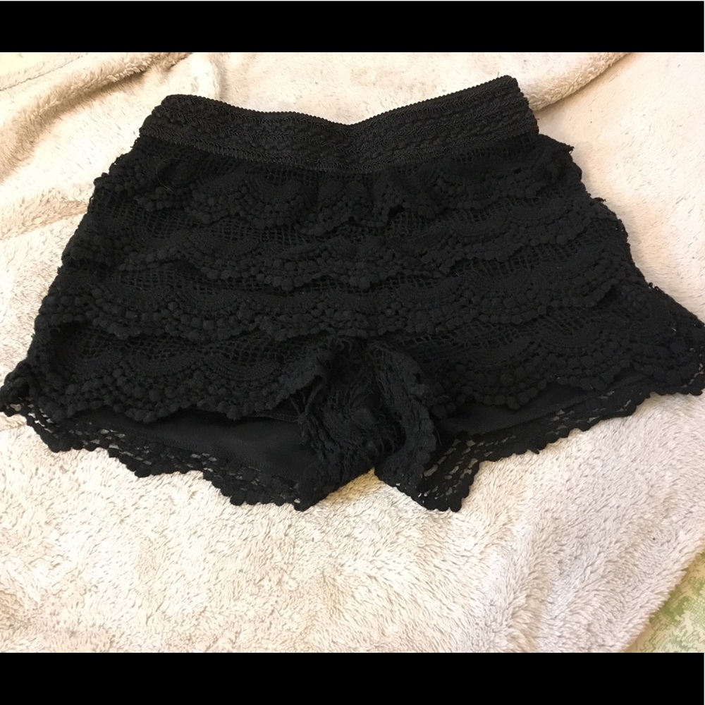 Rue 21 Crocheted Lace Shorts